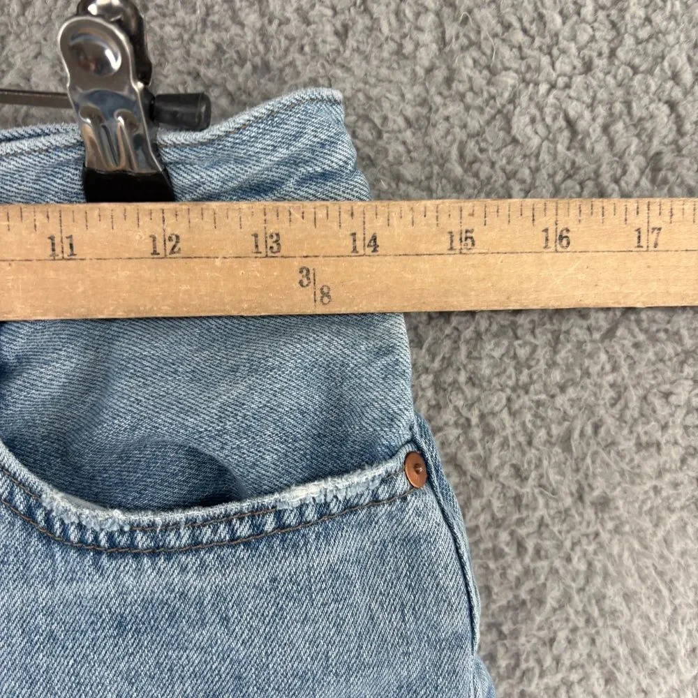 Madewell High-Rise Long Denim Shorts Size 26